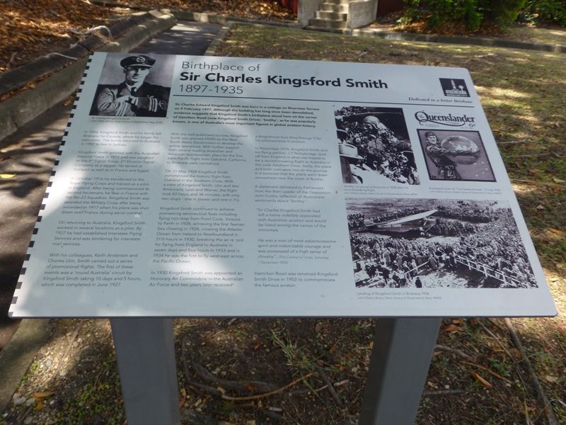 Sir Charles Kingsford Smith memorial plaque MonumentAustralia